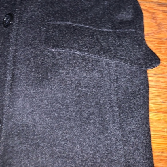 J Crew medium wool pea coat womens gray flaw preppy academia collegiate fall - Picture 7 of 10
